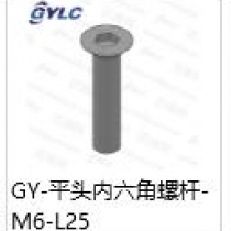 GY-M6-25平头内六角螺杆