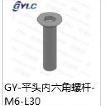GY-M6-30.平头内六角螺杆